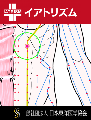 特定の臓腑と内属し表裏関係をも有する十二経脈の一つ足の『陽明胃経』に属する経穴「承満」のある風景