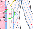 特定の臓腑と内属し表裏関係をも有する十二経脈の一つ足の『陽明胃経』に属する経穴「太乙」のある風景