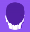 イアトリズム事典 知っておきたい『経絡・経穴』のサイドバーに登場する紫色の背景に描かれた後頭部